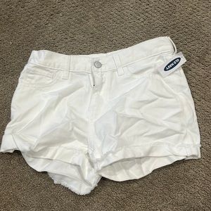 Old Navy Girls White Jean Shorts